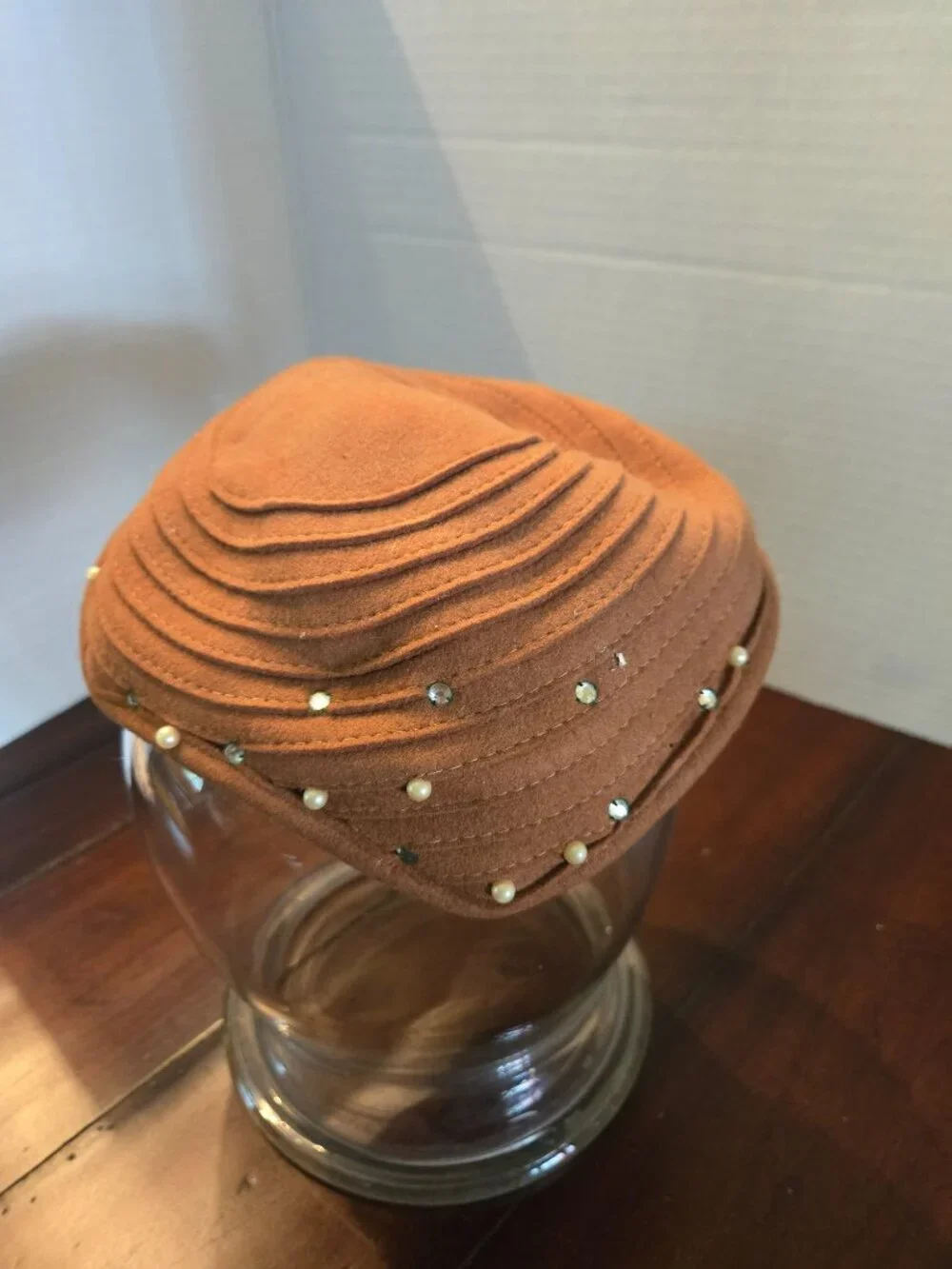 Lot of 8 Lovely Antique Ladies 1940s-50s Hats ~ Various Styles, Colors & Fabrics